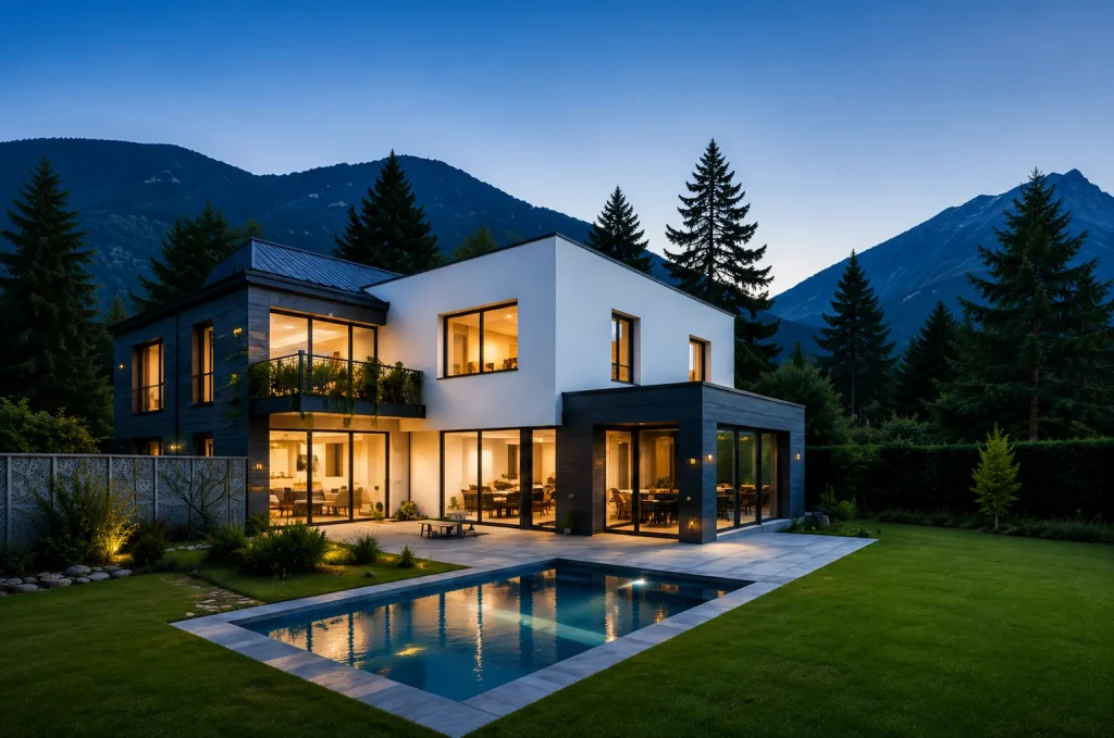 Climatisation réversible installée dans une maison individuelle
