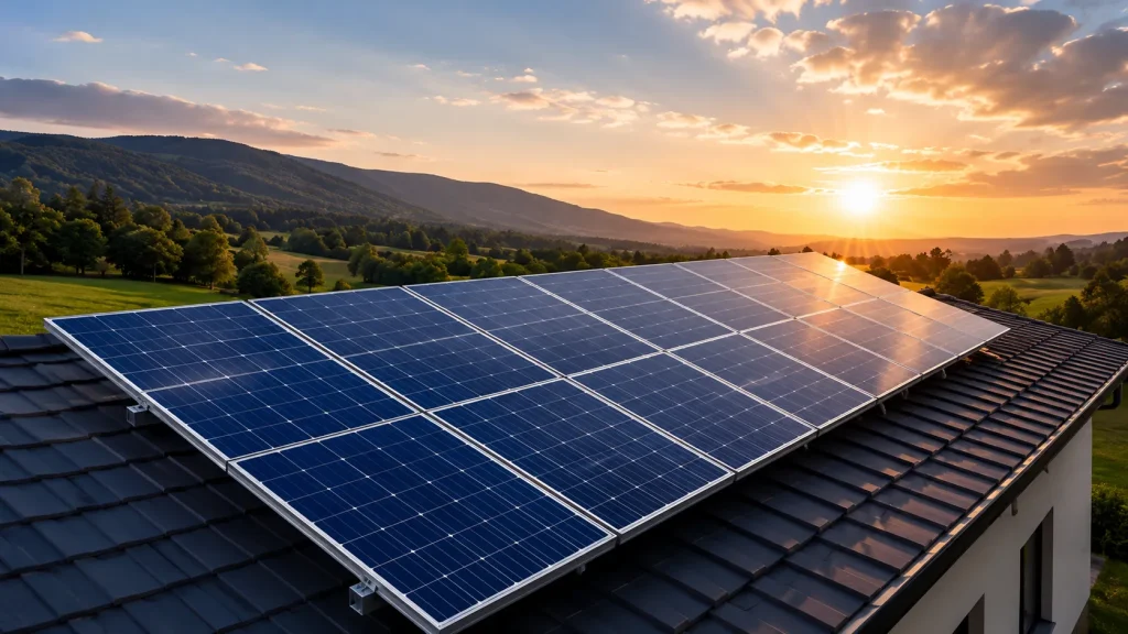 Panneaux photovoltaïques dimensionnés pour l'autoconsommation